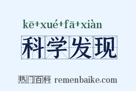 科学发现是什么意思的图片